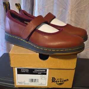 Dr. Martens Cherry Red Mary Jane Flats